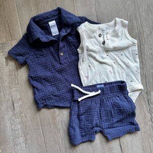 ⭐️5/$10⭐️ Carter’s | 3 piece cotton set
